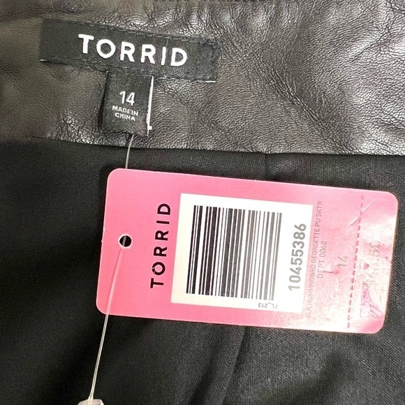 NWT TORRID Hummingbird studded chiffon swing Pleated western skirt 14 - Picture 9 of 10